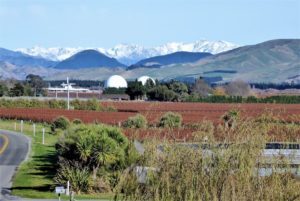 A view of the Waihopai valley during a winter wine tour