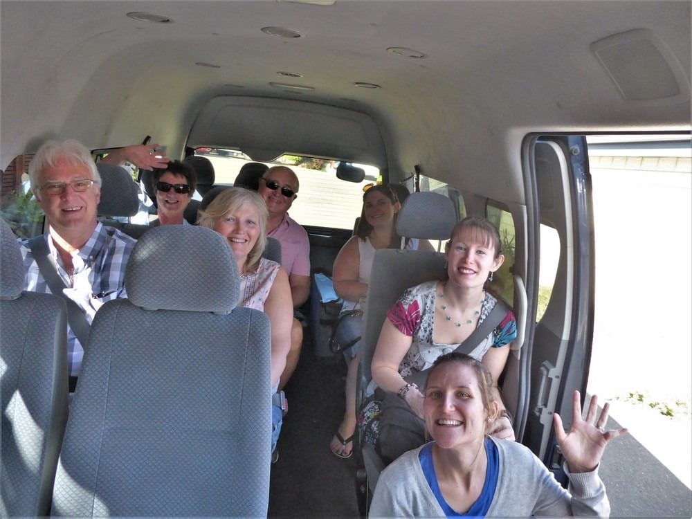 Very excited before we start one of Na Clachan wine tours  Blenheim wine tours