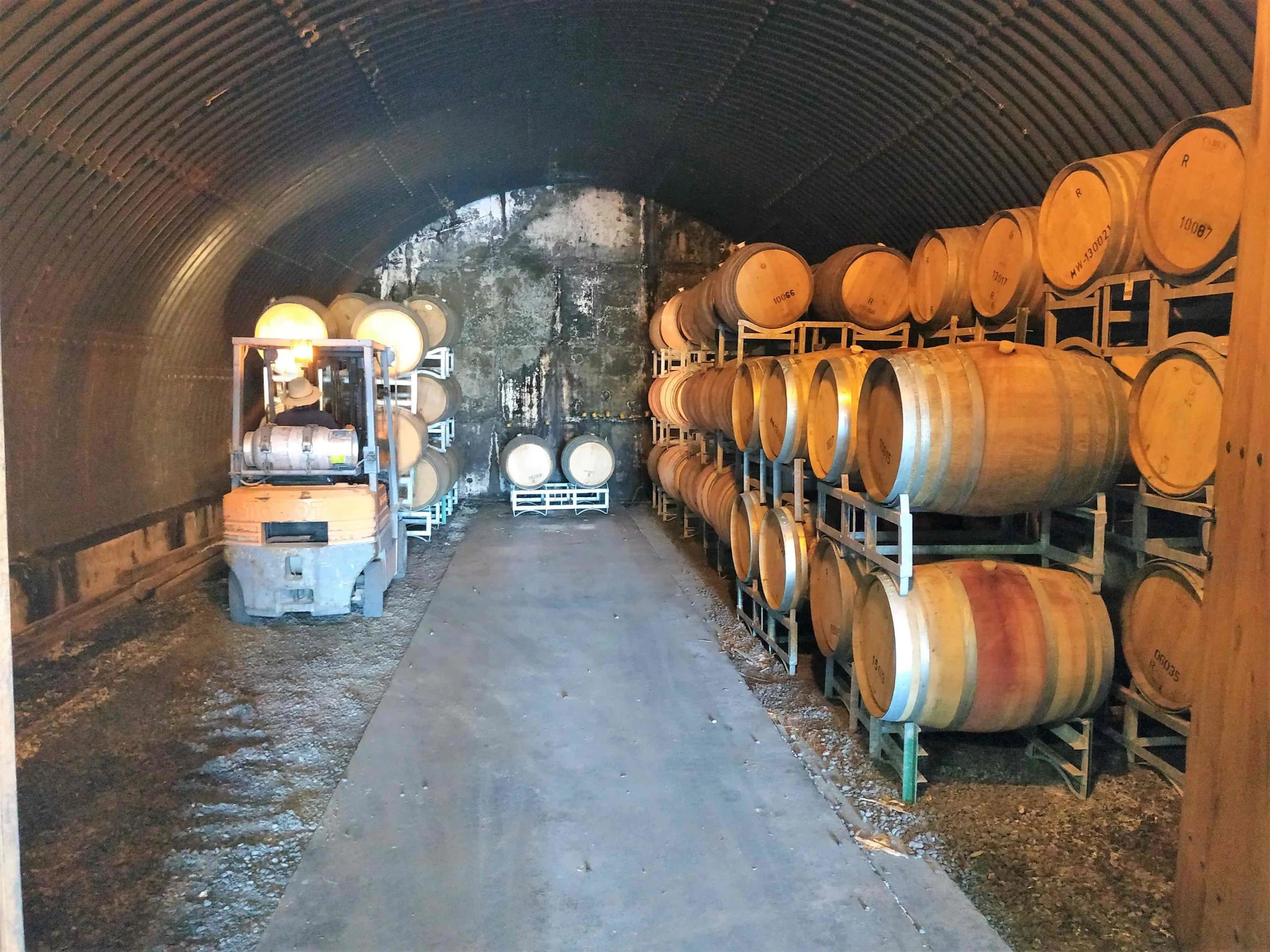 Mahi-Wines-Private-Wine-Tour-Barrel-Room